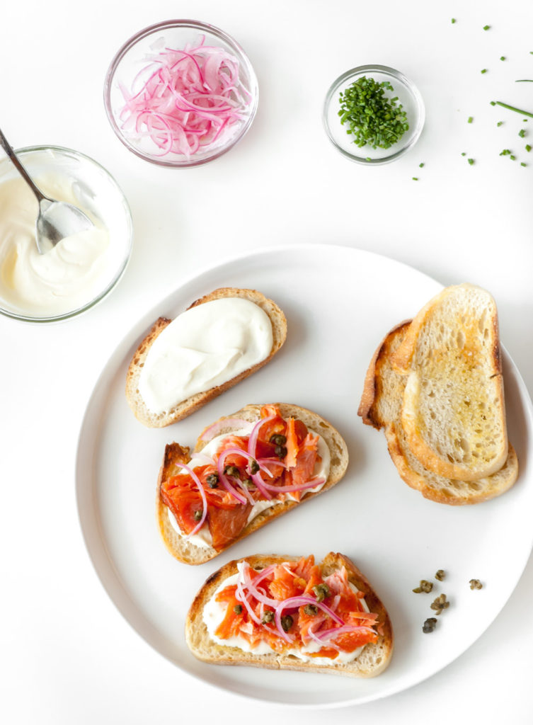 smoked salmon crostini appetizer recipe