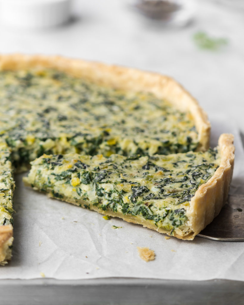 savory swiss chard tart