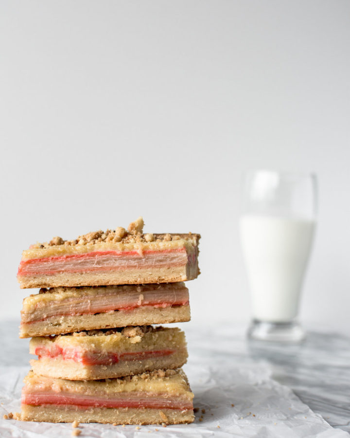 brown butter rhubarb tart with toasted almond streusel-- withspice seasonal food blog