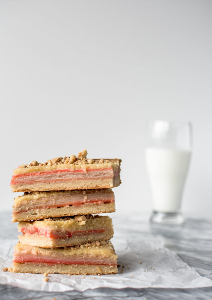 brown butter rhubarb tart with toasted almond streusel-- withspice seasonal food blog