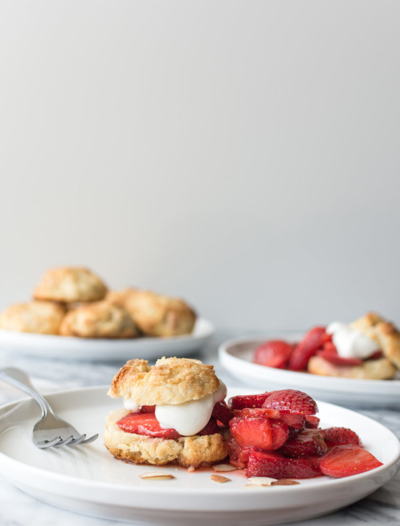 strawberry almond scone cakes-- with spice seasonal food blog