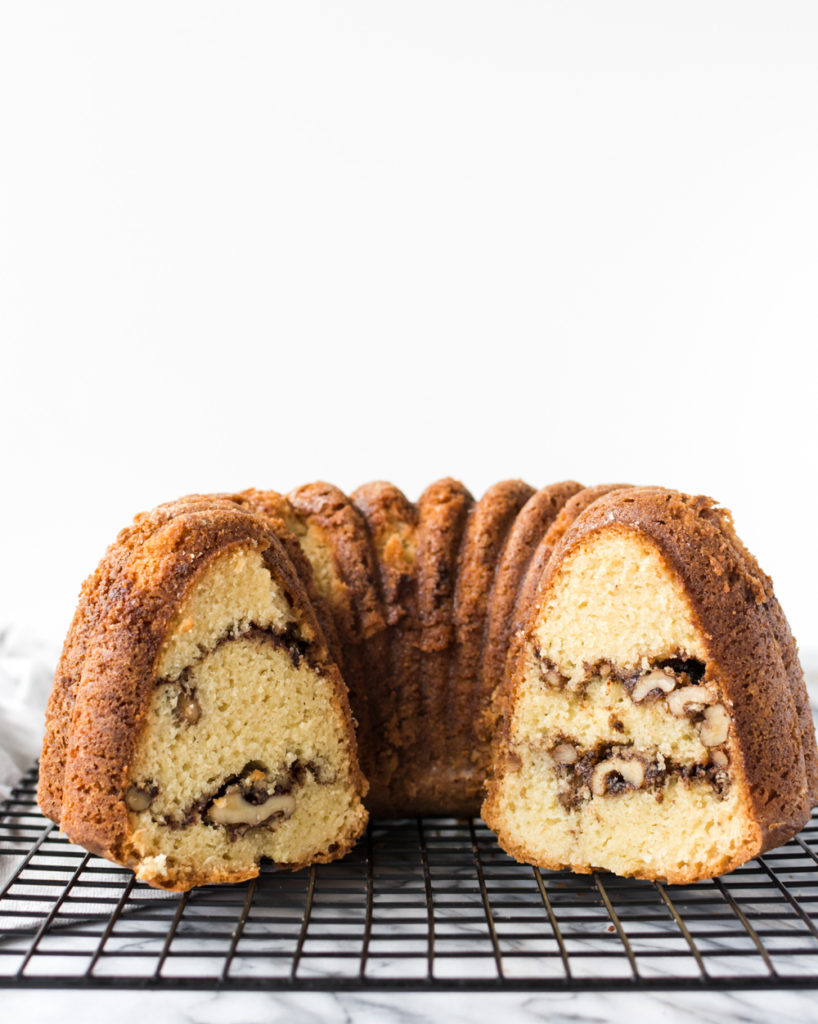 sour cream coffee cake