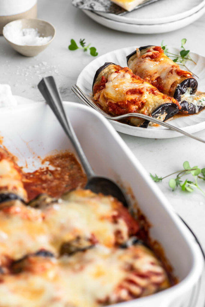 baked eggplant involtini