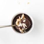 dark chocolate coconut milk pudding