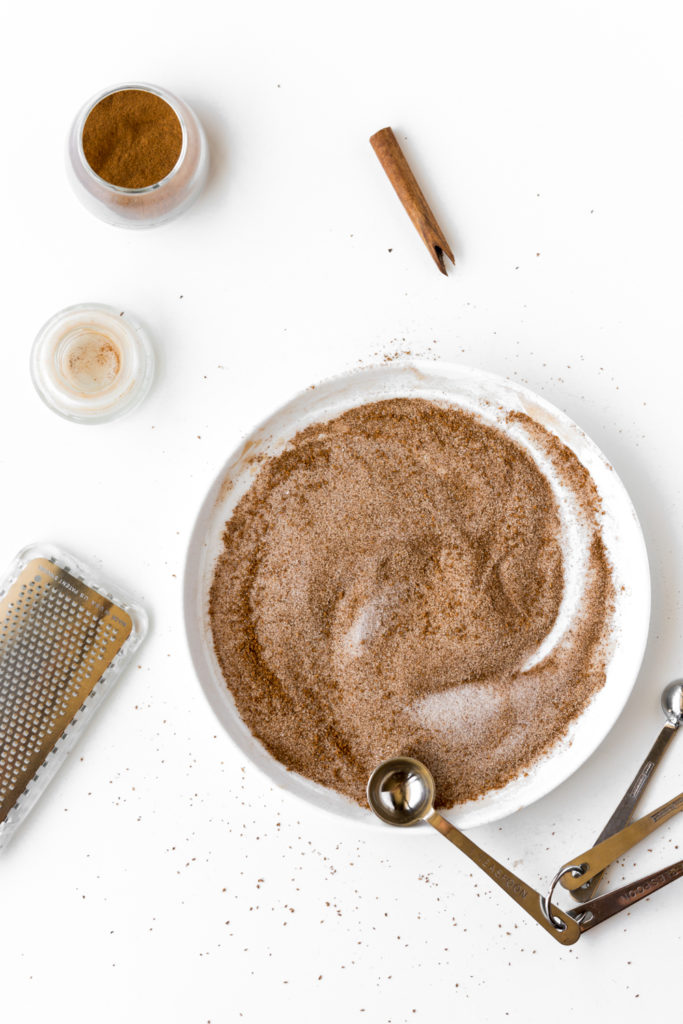 cinnamon sugar doughnut topping