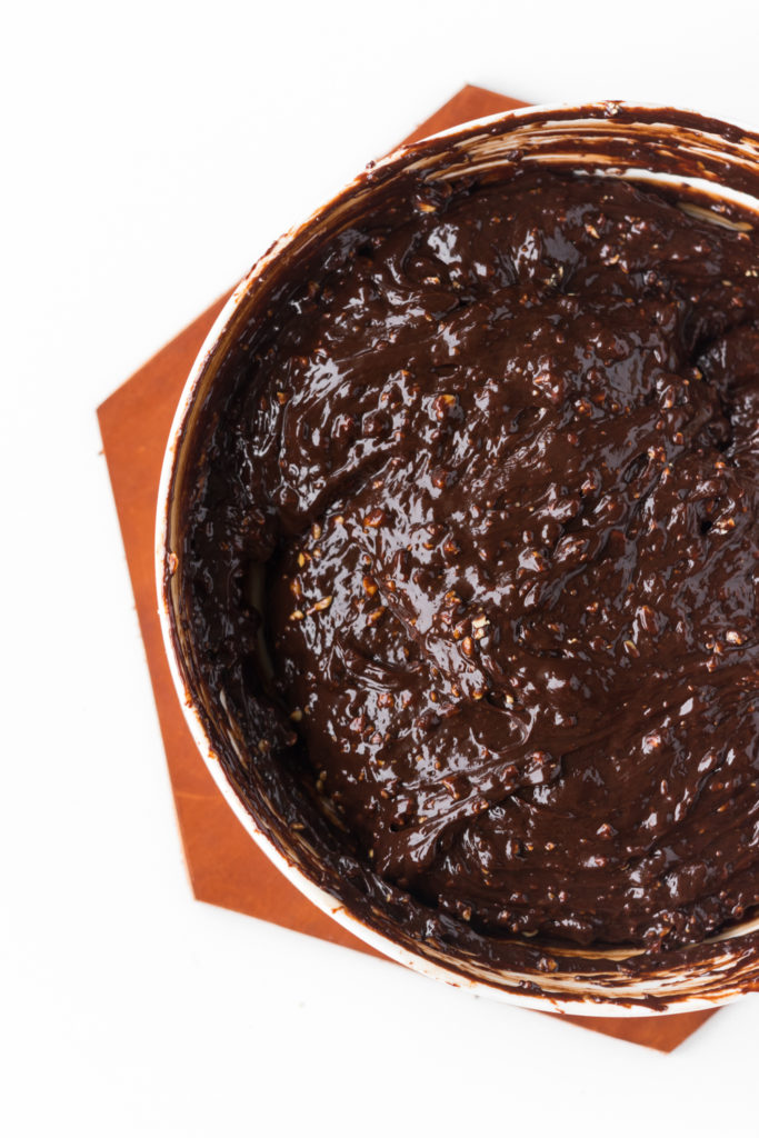 how to make dark chocolate hazelnut ganache