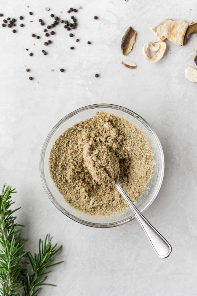 porcini rosemary and black pepper powder