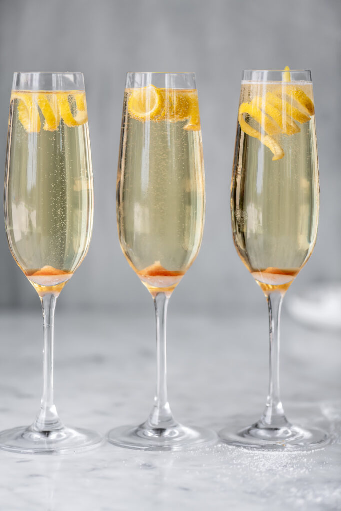 simple champagne cocktail