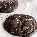 dark chocolate cookie with sea salt