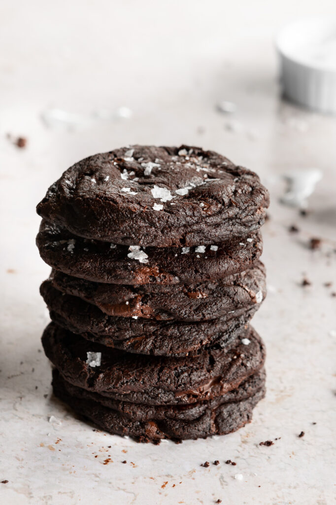 dark chocolate sea salt cookie recipe