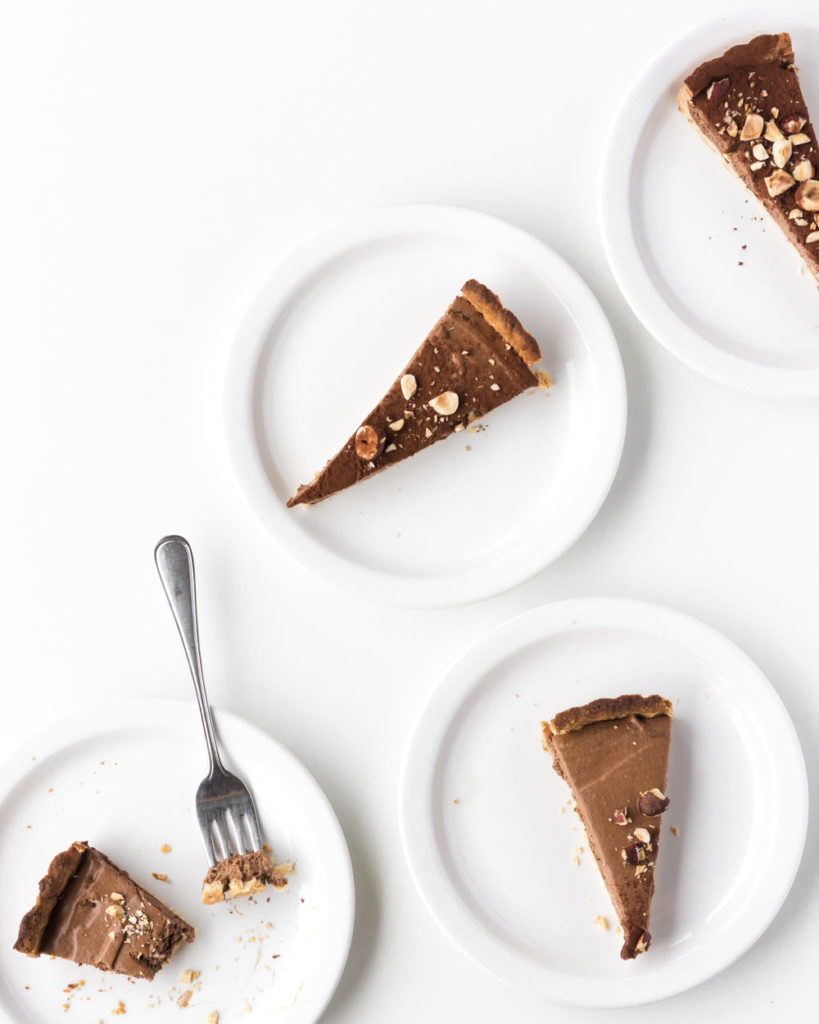 chocolate mousse tart with hazelnut crust--withspice seasonal food blog