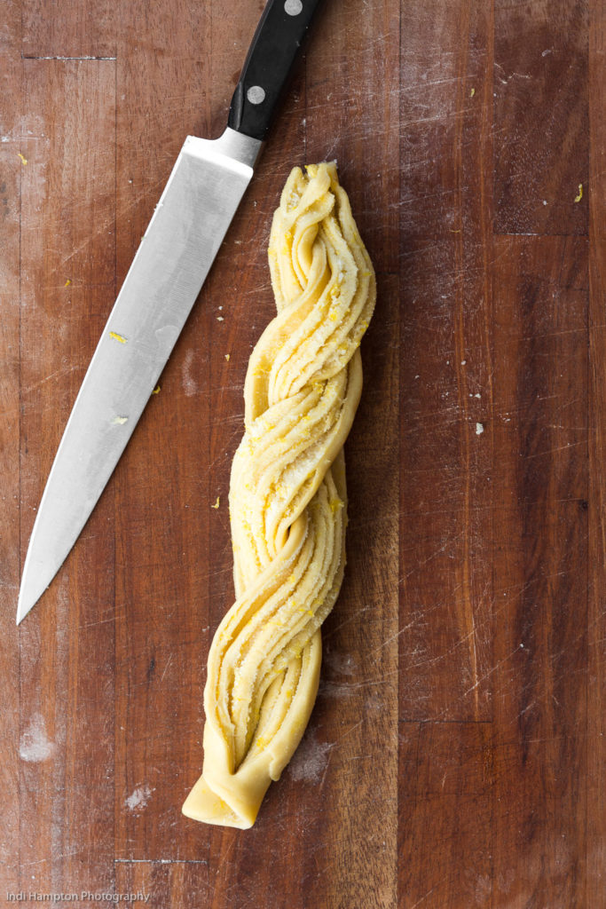 how to braid filled yeast dough