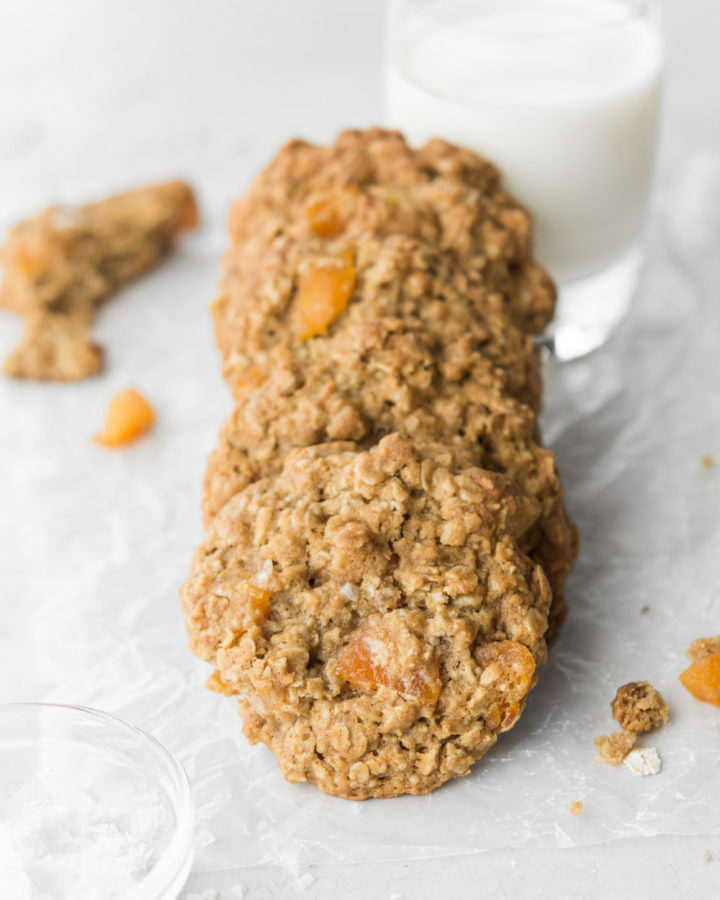 oatmeal apricot cookies with sea salt-- withspice seasonal food blog
