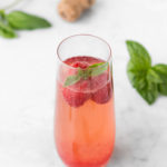sparkling raspberry basil shrub cocktail-- withspice seasonal food blog