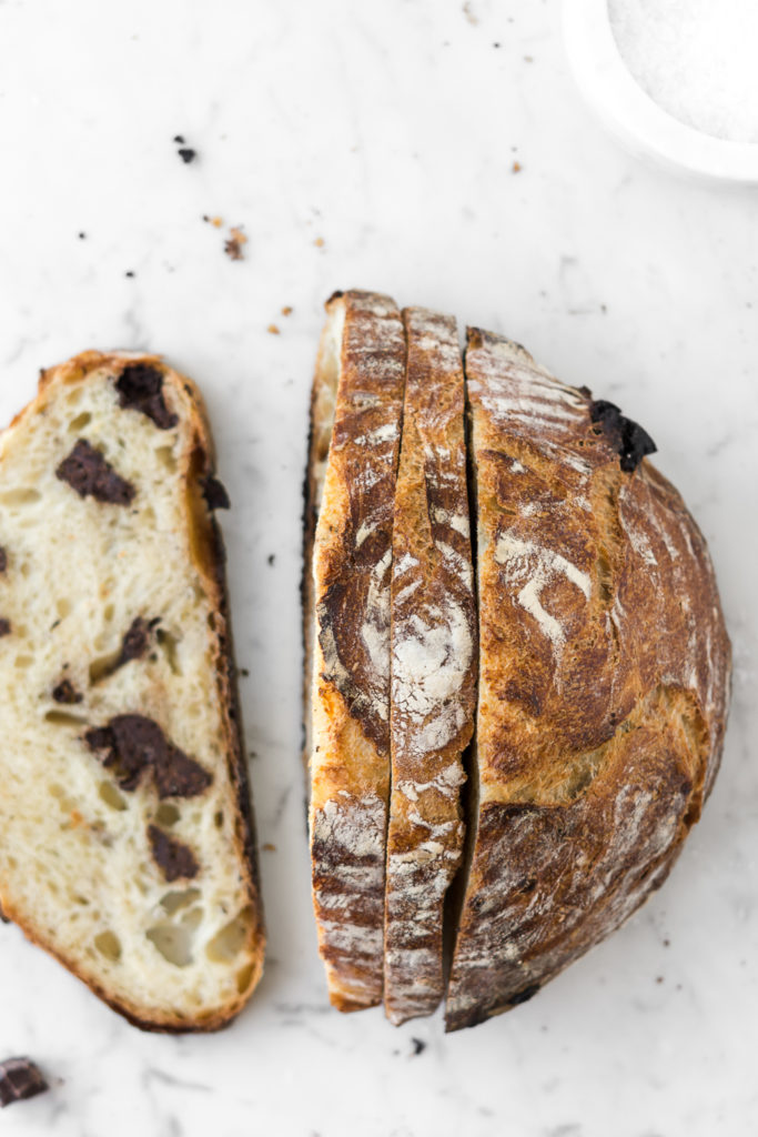 chocolate chunk artisan bread-- withspice seasonal food blog