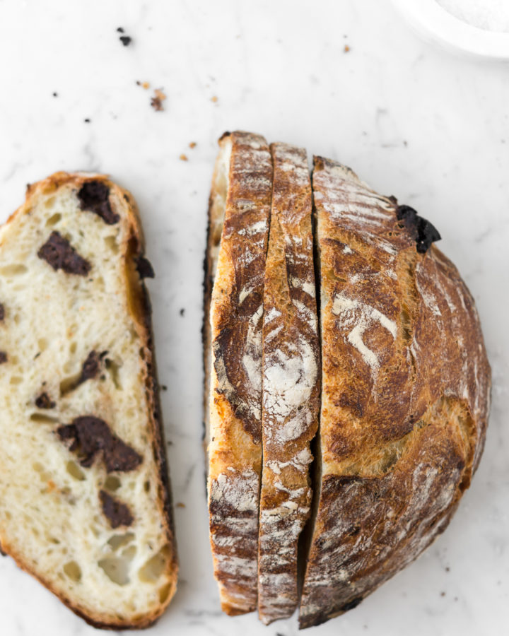 chocolate chunk artisan bread-- withspice seasonal food blog