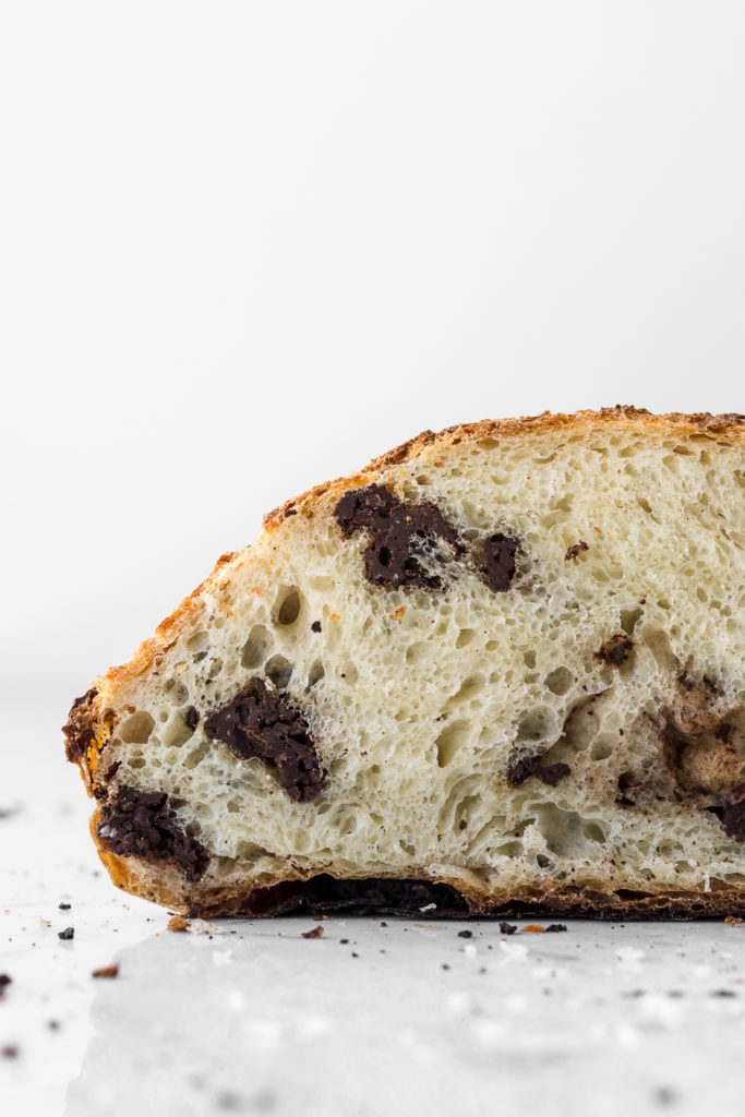 chocolate chunk artisan bread