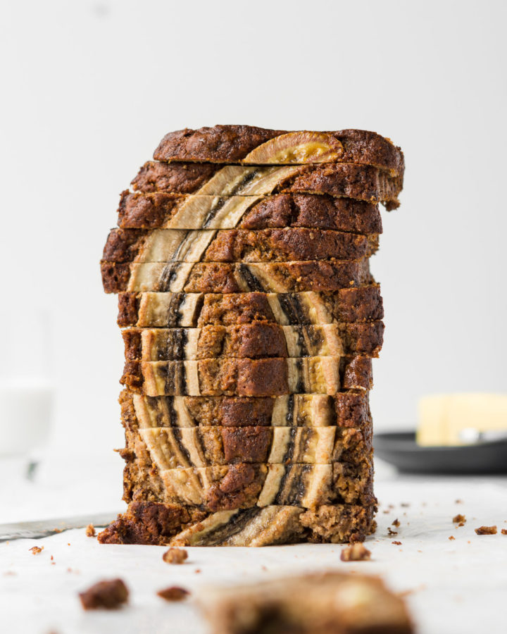 brown butter banana bread with spelt flour-- withspice seasonal food blog