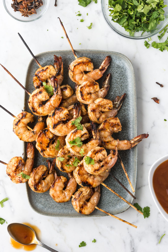 five spiced grilled shrimp-- withspice seasonal food blog