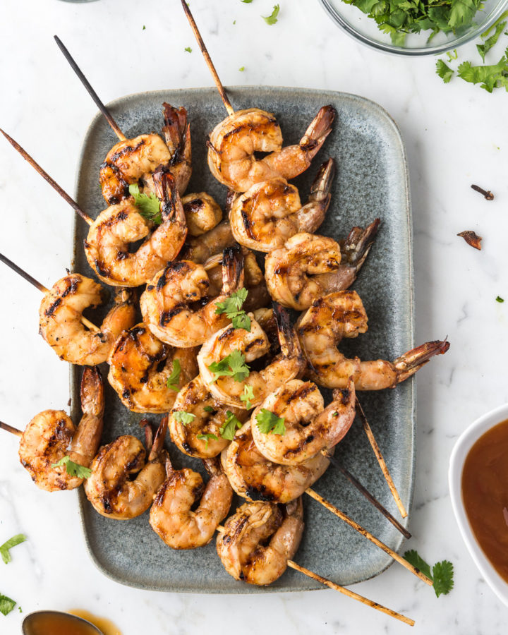 five spiced grilled shrimp-- withspice seasonal food blog