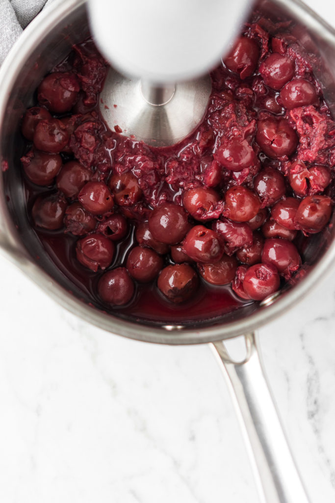 how to make sour cherry fruit swirl