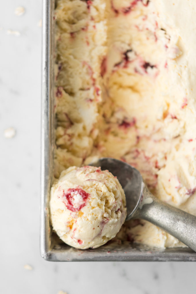 no churn oatmeal and sour cherry ice cream-- withspice seasonal food blog