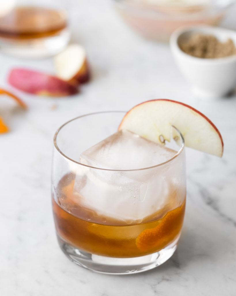 brown sugar applejack old fashioned-- withspice seasonal food blog