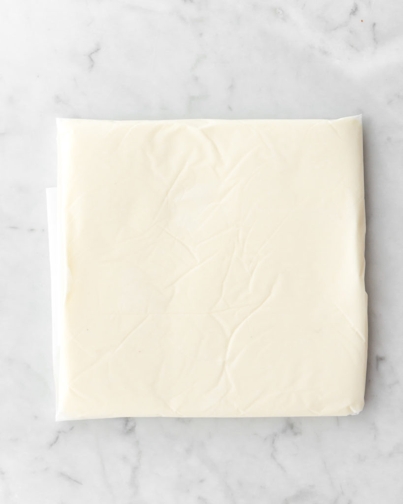 butter packet for laminated dough