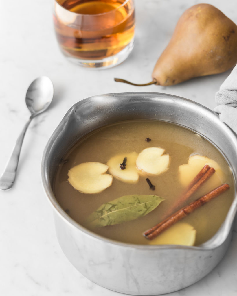 how to make mulled pear cider-- withspice food blog