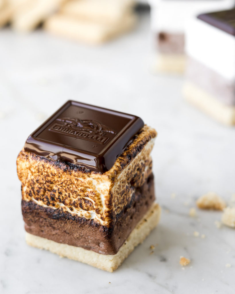 homemade mocha almond shortbread s'mores-- withspice food blog