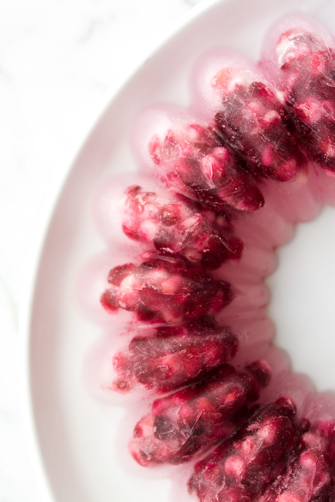 pomegranate seed ice ring