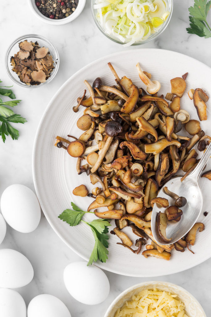 crispy wild mushrooms