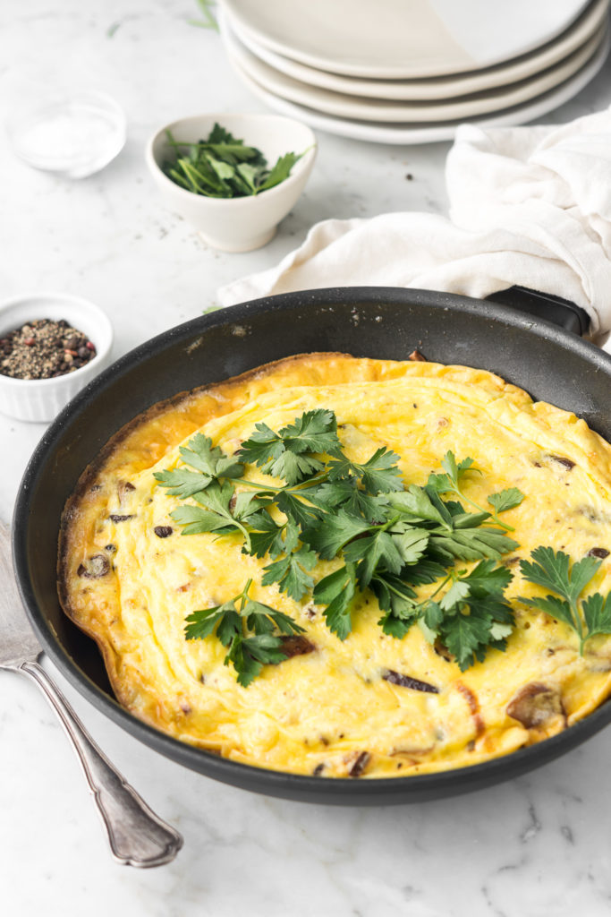 mushroom frittata