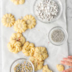 salted butter spritz christmas cookies