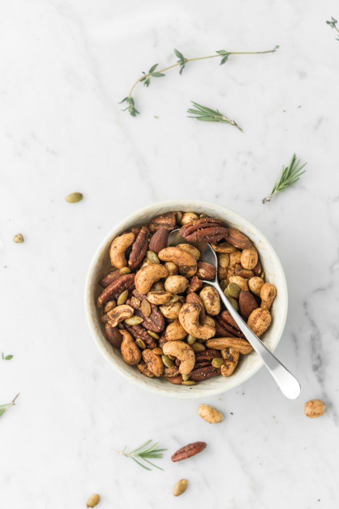 savory roasted nuts