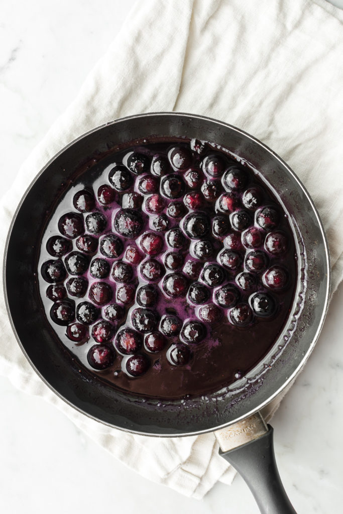 maple butter blueberry sauce