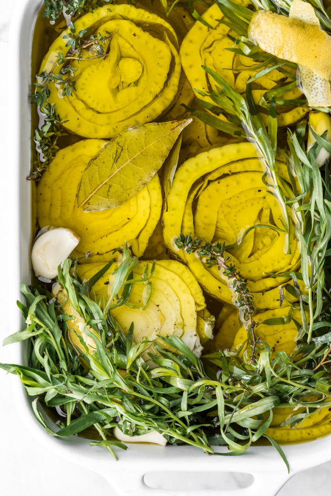 fennel confit recipe with tarragon and lemon