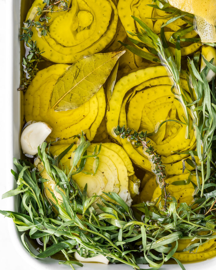 fennel confit recipe with tarragon and lemon