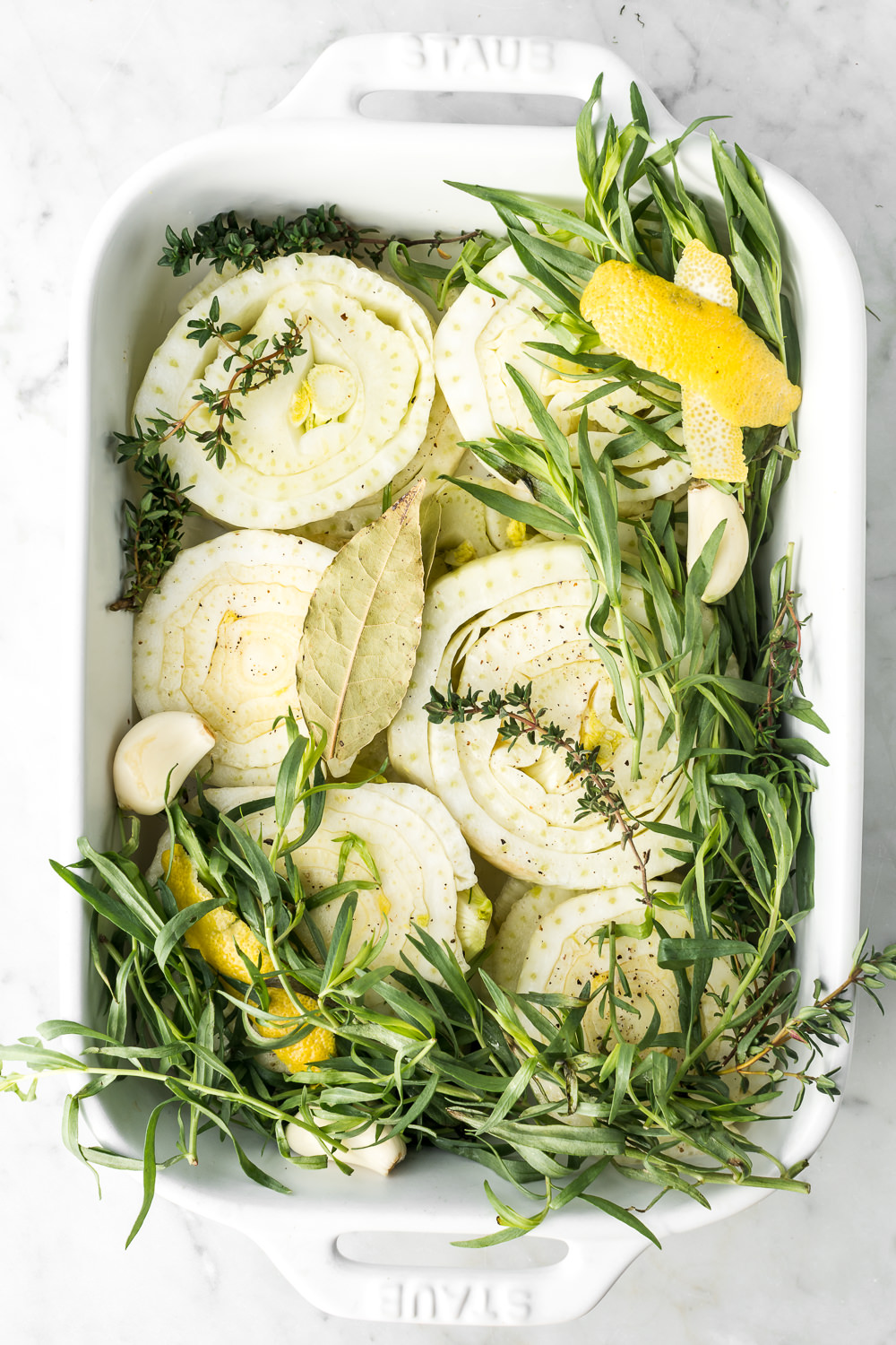 fennel confit with tarragon and lemon With Spice