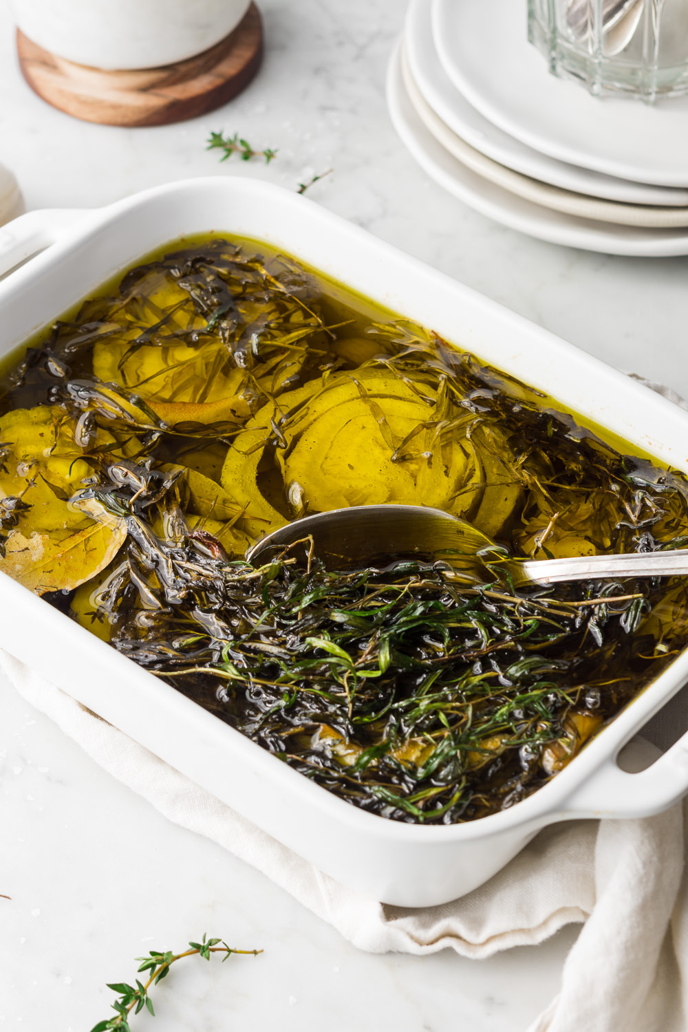 fennel confit with tarragon and lemon With Spice