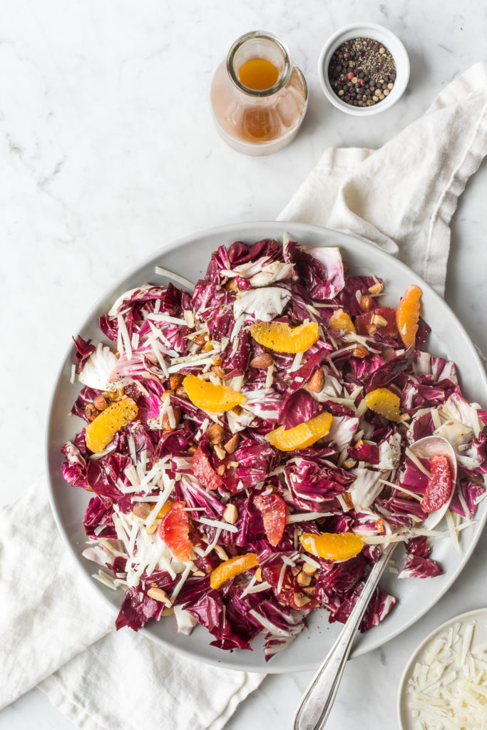 radicchio salad with oranges