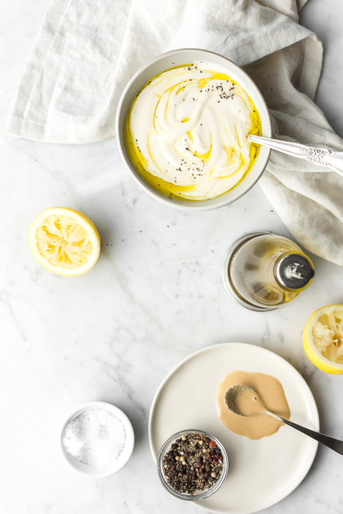 tahini yogurt dipping sauce