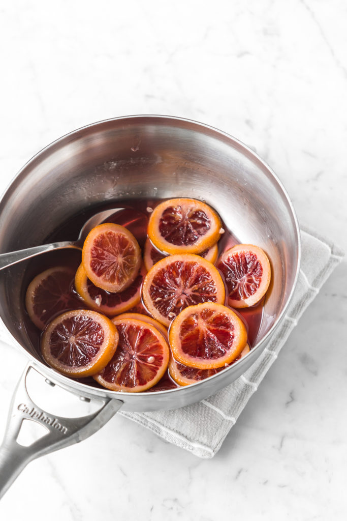 how to make candied blood orange slices