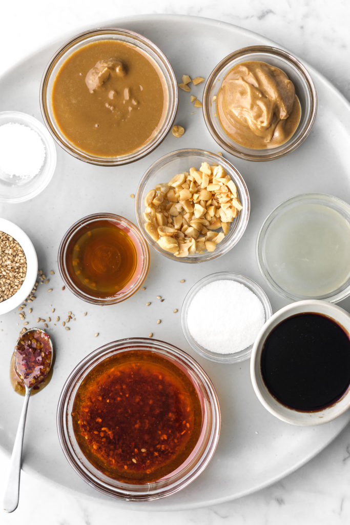 how to make sesame peanut sauce