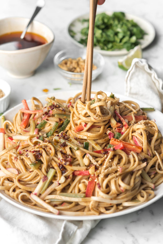 spicy peanut noodles