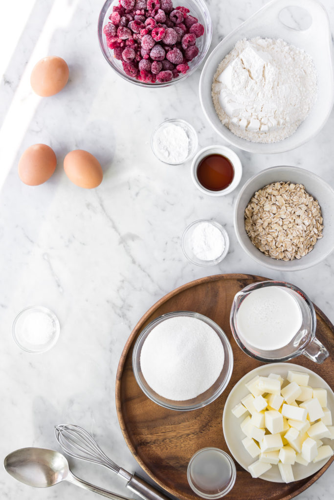 ingredients for homemade baked goods