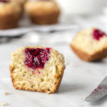 raspberry jam muffins with oatmeal