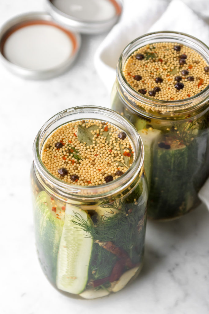 spicy refrigerator pickle recipe