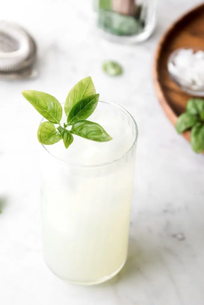 basil coconut mojito