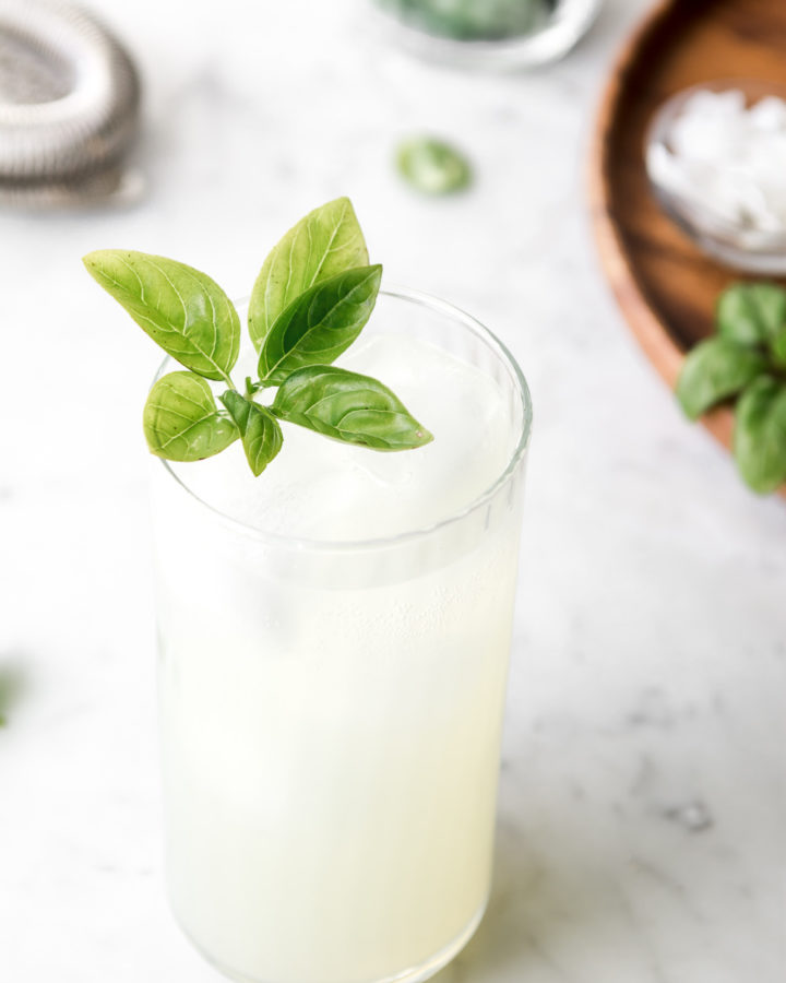 basil coconut mojito